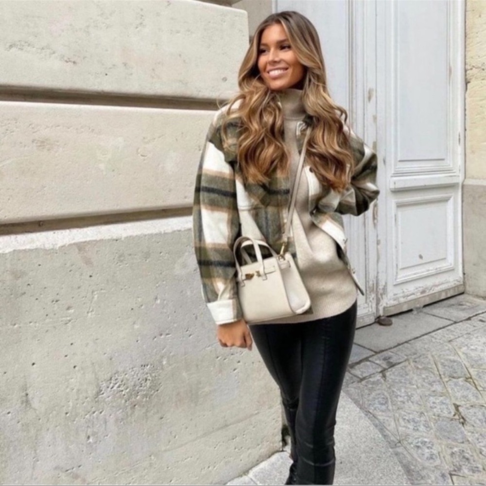 Zara Plaid Shacket